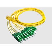 Buy cheap 12 Stand OS2 Standard LC APC 9/125μm Fiber Optic Pigtail product