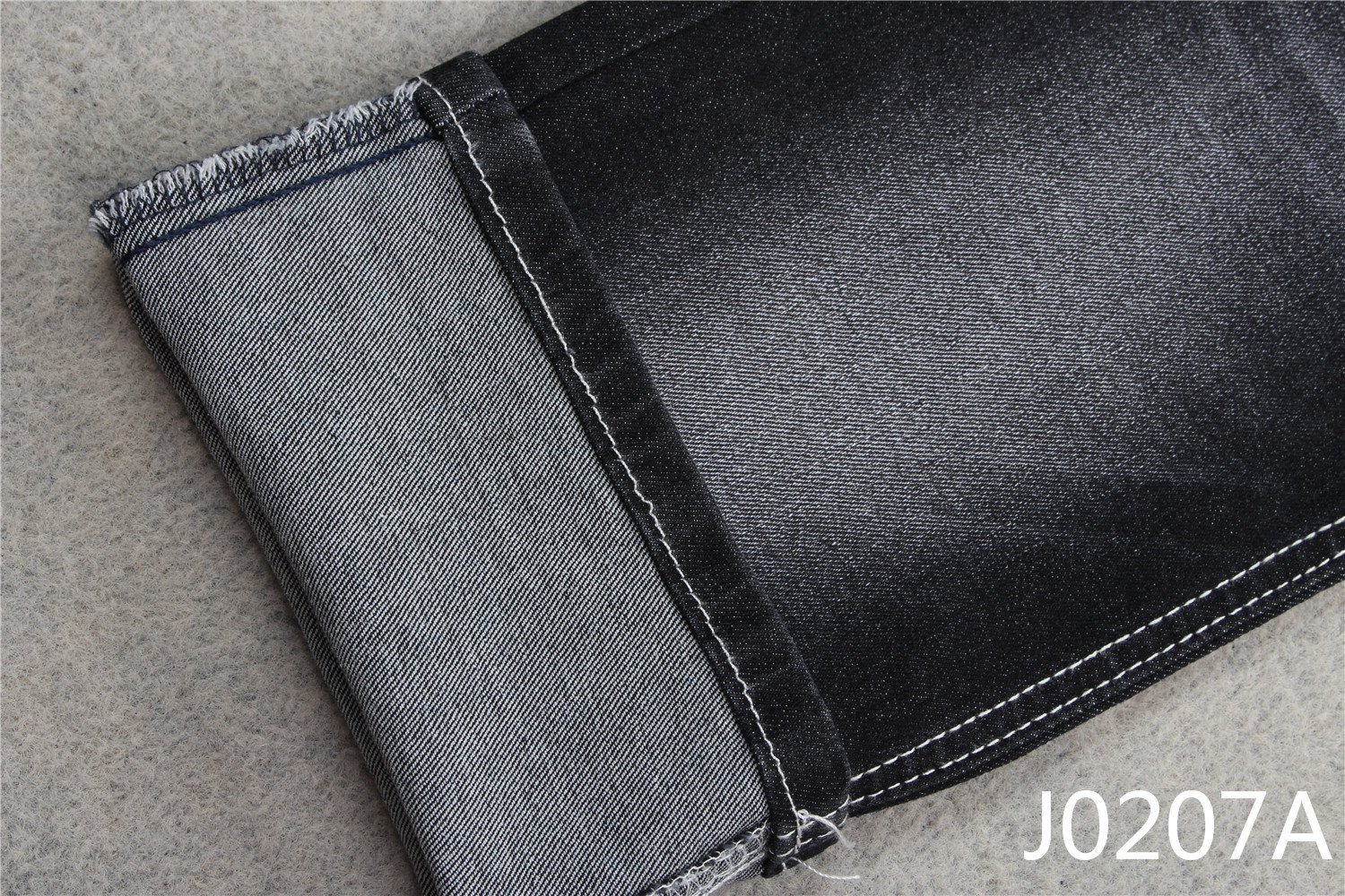 10oz Super Stretch Black Skinny Jeans Denim Fabric