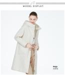Grey Green Waist Coat Woman Demiseason Coat Sophisticated Style
