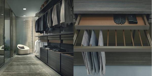 Buy cheap Warp Proof Scratchproof Bedroom Furniture Closet Wardrobe Hanger Organiser E1 from wholesalers
