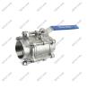 Buy cheap Thread Connection Pieces Stainless Steel 3 Piece Type Water Ball Valve from wholesalers