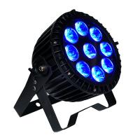 Buy cheap Outdoor LED Par Light 9x18W 6in1 IP65 version of 6 in 1 RGBAW+UV Slim Pars product