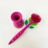 Buy cheap Flower Washing Dishes Brush 7x7x26cm 133g Kitchen Durable Bristles from wholesalers