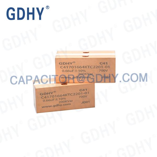 Buy cheap Polypropylene Film 0.66UF 200Kvar Conduction Cooled Capacitor from wholesalers