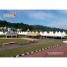 Buy cheap Outside High Peak Tents With Transparent PVC Cover Customized Size from wholesalers