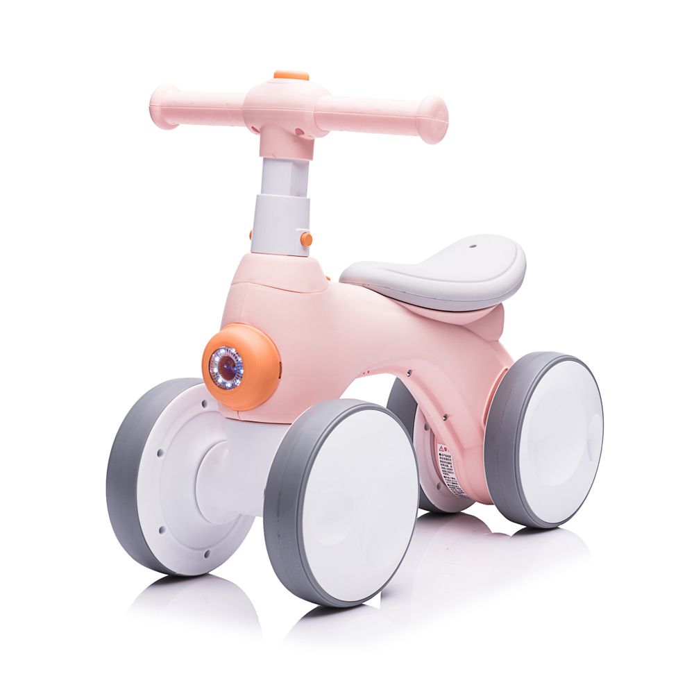 Mini Ride On Car Foot Push Mini Baby Balance Bike for Kids Four Wheels and Plastic