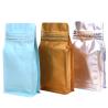 Buy cheap plastic coffee mate packaging bag quad side seal bag with flat bottom from wholesalers