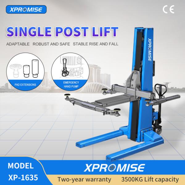Buy cheap Hydraulic Cylinder Single Post Car Lift for Home Garage from wholesalers
