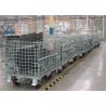 Buy cheap Warehouse Storage 50*50 Wire Mesh Container Hot Dipped Galvanized from wholesalers
