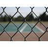 Buy cheap Residential 3.0mm Black PVC Diamond Chain Link Fence 10-30m For School Playground from wholesalers
