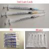 Buy cheap Three Parts Vacccine 1 Ml Luer Slip Syringe Plastic Medical Disposable from wholesalers
