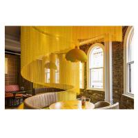 Buy cheap hanging Metal Coil Drapery Curtain aluminum alloy Material OEM ODM product