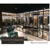 Buy cheap 6ft By 6ft High End Walk In Closet Design Shoe Cabinet Glass Door Cloakroom from wholesalers