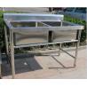 Buy cheap Corrosion Resistant Stainless Steel Display Racks Double Bowl Kitchen Sink from wholesalers