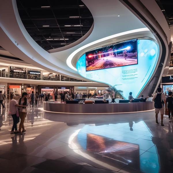 Buy cheap Outdoor Curved LED Screen Anti Glare Clear LED Display High Brightness from wholesalers