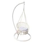 260KG Capacity Fringes Patio Swings Hammock Swing Chair For Leisure Facilities