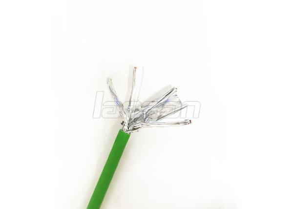 Buy cheap OEM / ODM Cat 7 Shielded Cable With PVC Jacket Pass Fluke HDPE Insulation from wholesalers