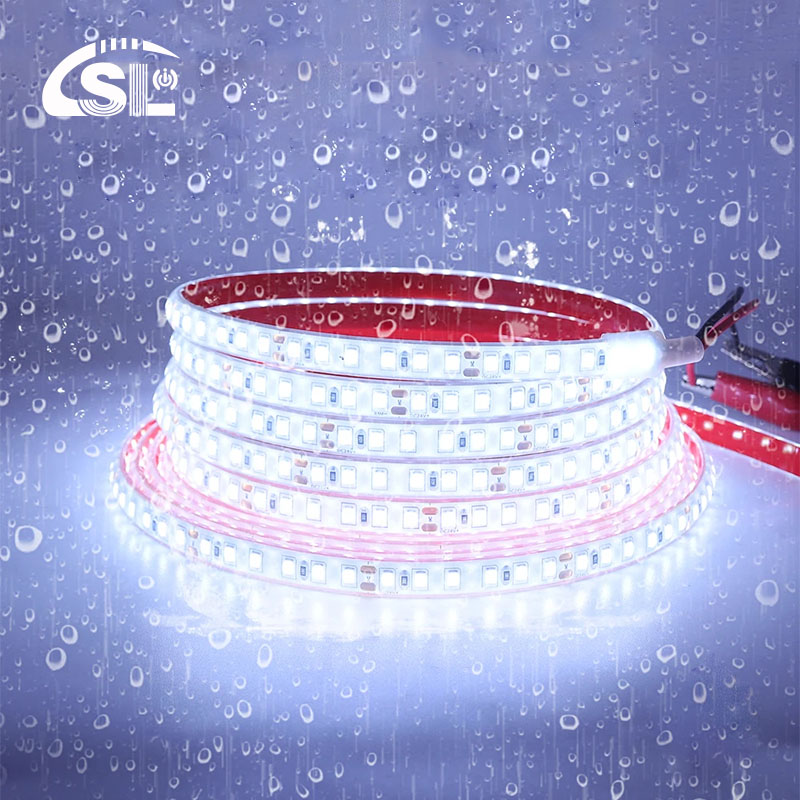 Waterproof IP65 2835 LED Strip 3000K 4500K 6500K Lights 115lm/w Working Time 50000 Hours