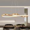 Buy cheap Spiral Gold And White Acrylic Diffuser Pendant Light For Living Room And Open Kitchen Or Sleeping Room Lighting Decoration from wholesalers