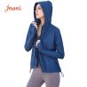 Buy cheap 220gsm Women Yoga Jacket Windproof Cycling Jacket Zipper Adjustable Drawstring from wholesalers