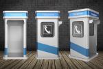 Corrosion Resistant Heavy Duty Industrial Phone Kiosk For Noisy Areas