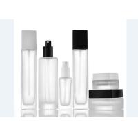 Buy cheap SGS 40ml 100ml 120ml 20g 50g Cosmetic Bottle And Jar Square Pump Bottle product