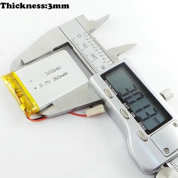 Buy cheap 3.7v 300mah Lithium Polymer Battery Pack 303040 Lp303040 from wholesalers