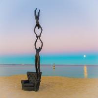Buy cheap Lost Wax Cast Bronze Sculpture Love Sculpture Casting Australian Artist Ayad product