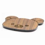 3.0 Fast Charging Wooden Wireless Charger , Samsung Qi Wireless Charging Pad