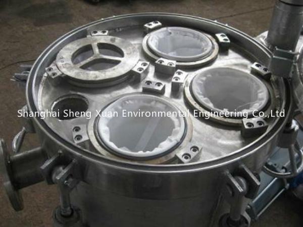 Buy cheap 200MM Cylinder 20m3/H Fluid Single Bag Filter Housing from wholesalers
