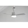 Buy cheap 42 Inch Dimmable LED Ceiling Fan Silver Color Remote Control Suspended Mounted from wholesalers