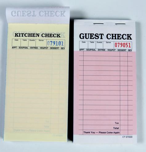 Buy cheap Customized English Language Perforated 2-Part Hotel Guest Checks from wholesalers
