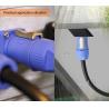 Buy cheap Circular Plastic Bayonet Stabe Conductivity Blue Stage Lighting 3Pin Waterproof Wire Connector from wholesalers