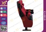 PP Outer Back Fabric Black Plastic Shell Cushion Theater Chairs For Stadium
