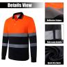 Buy cheap High Visibility Reflective Safety Caution Men Work Wear Construction Polo Shirts T-Shirts Vest Clothing from wholesalers