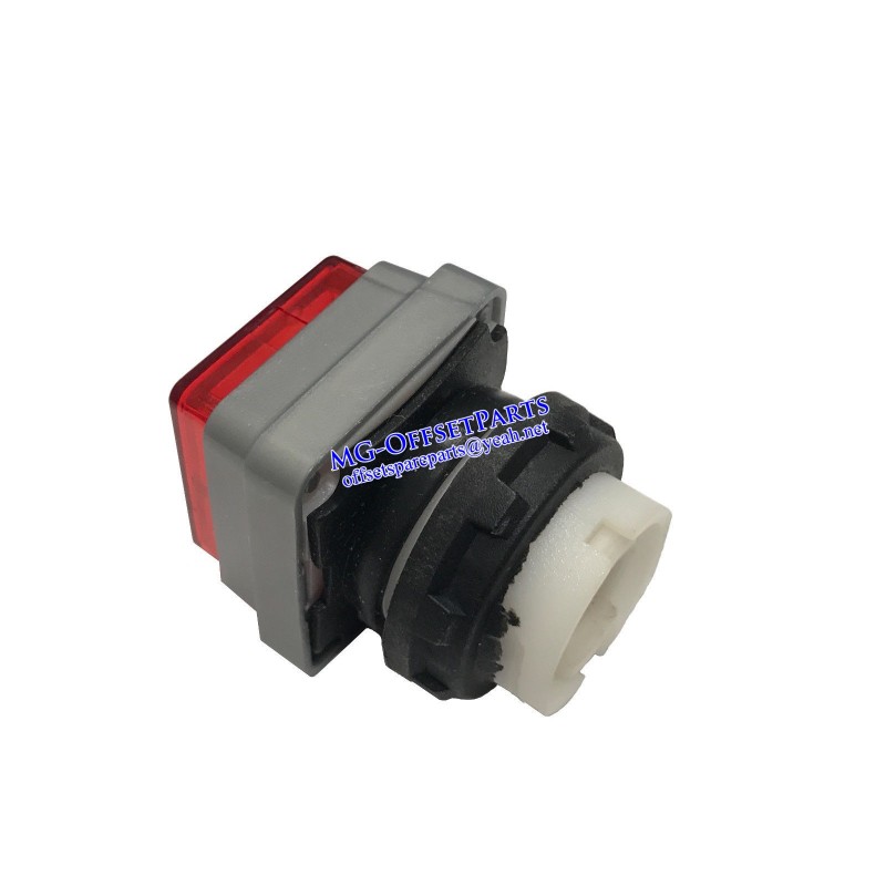 Push Button for HD Press Red Squar, HD offset parts