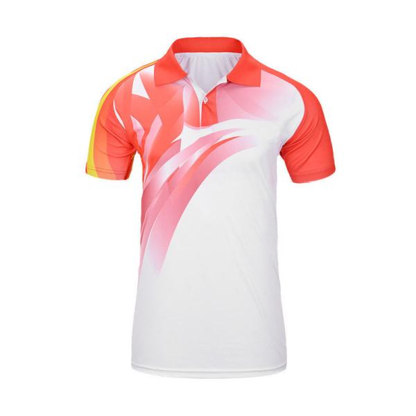 Buy cheap Oem Factory Manufacturer Custom Logo Heat Transfer Polo Shirt 200gsm Sports Short Sleeve Tees from wholesalers