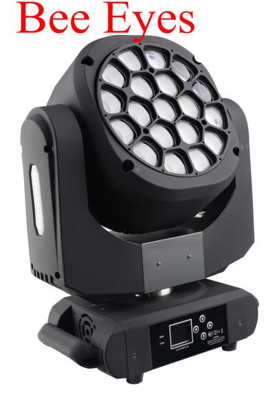 Buy cheap Beam Wash LED 19 X 15W Bee Eyes 4 In 1 Moving Head With Zoom For Show from wholesalers