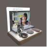 Buy cheap Customized Cosmetic Display Stand Tabletop Splendid Telephone Headset Holder Acrylic from wholesalers