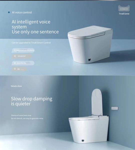 Buy cheap Hotel Intelligent Toilet System Floor Mounted Smart Toilet Automatic Flushing 220V from wholesalers