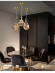 Nordic Full Copper Lamp Luxury Post-modern Crystal Chandelier(WH-AP-554)