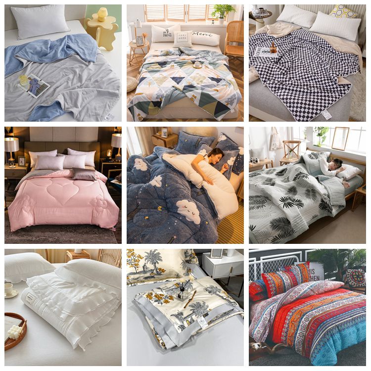 Sample Sustainable Super Soft Warm Cozy Winter Quilt Double Sided Soft Velvet Comforter