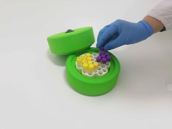 Biology Experiment Cell Freezing Container Cat 8657030 For 30x1ml / 2ml Vials