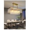 Buy cheap Rectangle Kitchen Chandeliers Frosted Glass Lamp Living Room Bar european chandelier(WH-CY-197) from wholesalers