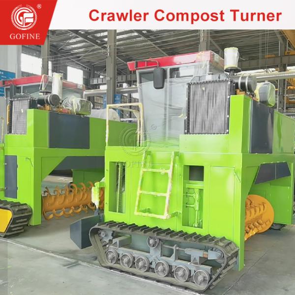 Buy cheap Crawler Compost Turner High Efficiency Organic Fertilizer Machine For China Manufacturer from wholesalers