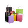 Buy cheap Clothing Kraft Paper Shopping Bags Colorful Drawstring Sealing Smooth Surface from wholesalers