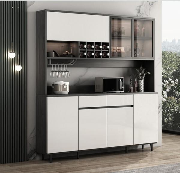 Buy cheap Pure White Glass Door Modern Storage Cupboard Playwood Home Furniture Lacquer Finished from wholesalers