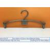 Buy cheap Transparency Plastic Clothes Hangers With Two Clips , Retail Clothes Hangers from wholesalers
