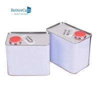 Buy cheap Square Marine Engine Oil Tin 2 Litre Paint Tin Cans with Screw Cover product