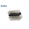 Buy cheap PBT 2.54mm Surface Mount Male Connector Three Row Pin Header from wholesalers